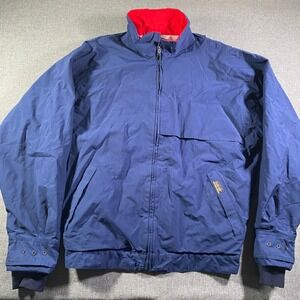 Zero Restriction Gore-Tex Golf Jacket Men Large Blue Full Zip Airflow Supeme